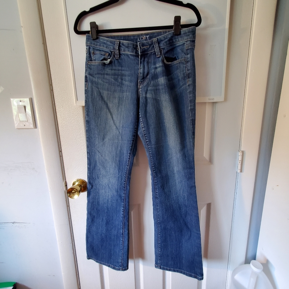 Ann Taylor Loft 6 petite Original Bootcut medium wash